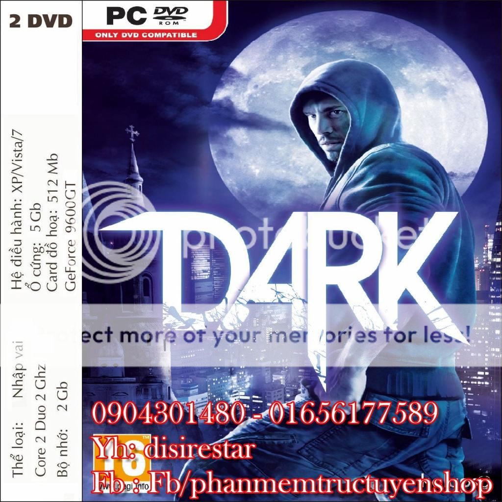 Bán đĩa cài đặt Phần mềm và Game cho máy tính.