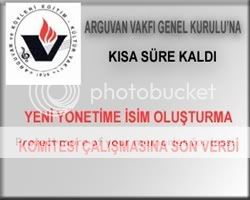arguvan vakfi genel kurulu Arguvan Genel kurulu yaklaşırken