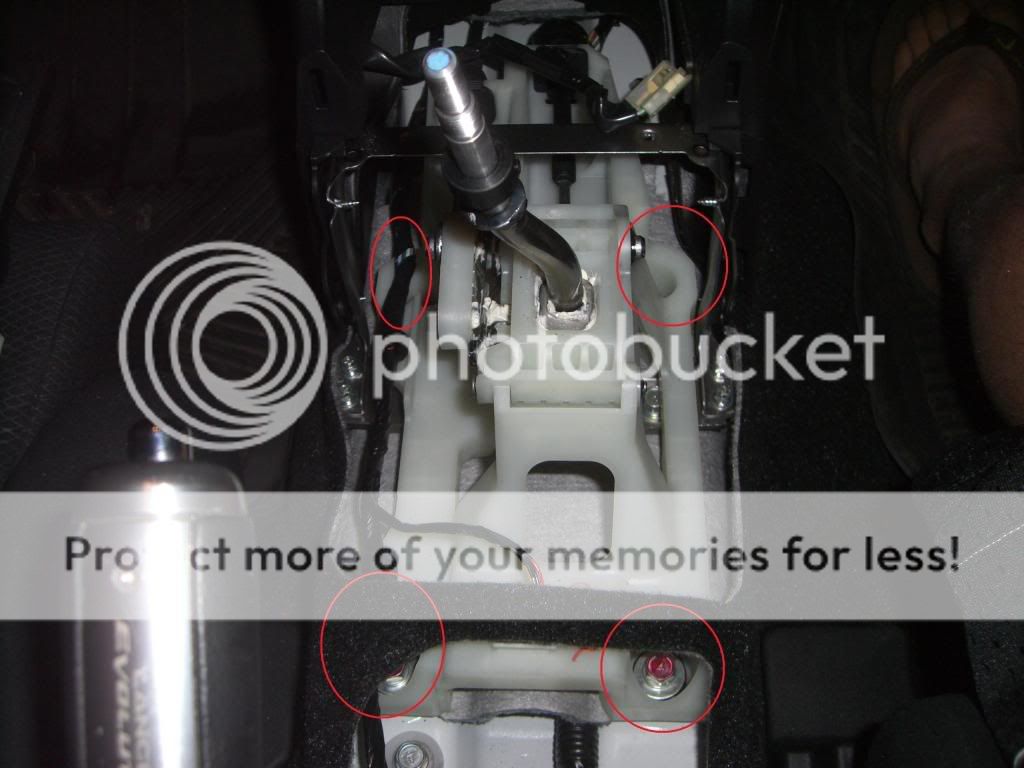 Quick Install AMS Shifter Base Bushing EvolutionM Mitsubishi Lancer and Lancer Evolution