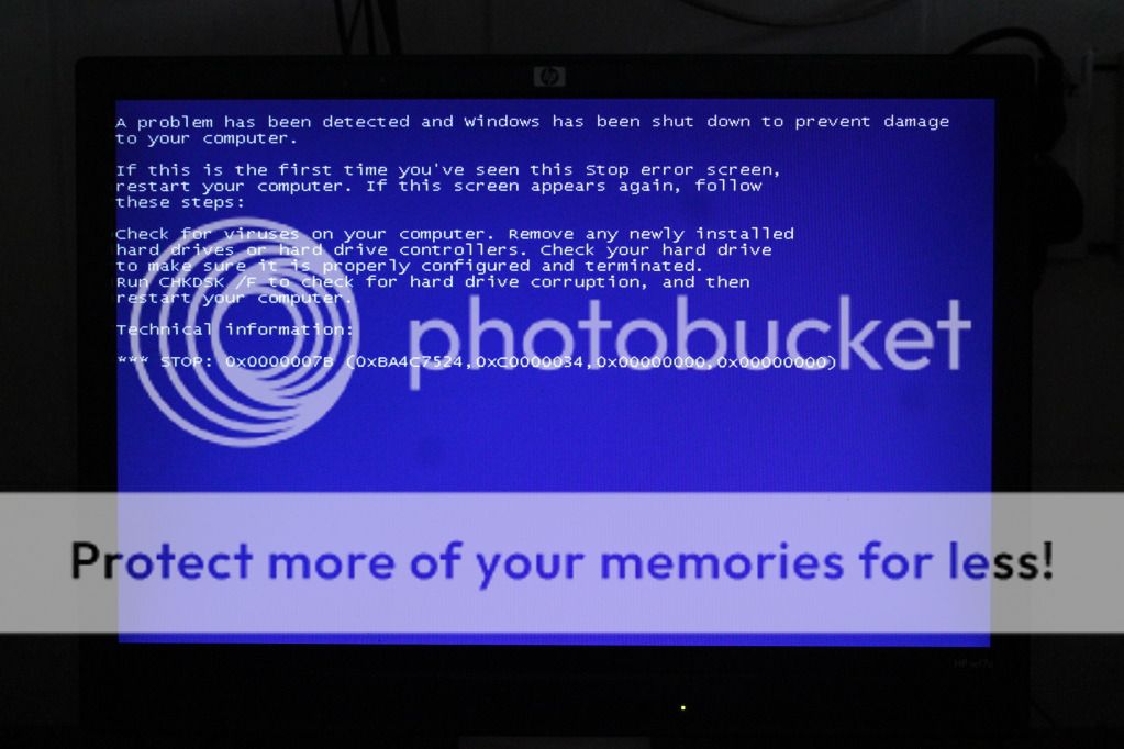 Lỗi HDD màn hình xanh mong cao thủ vào giúp